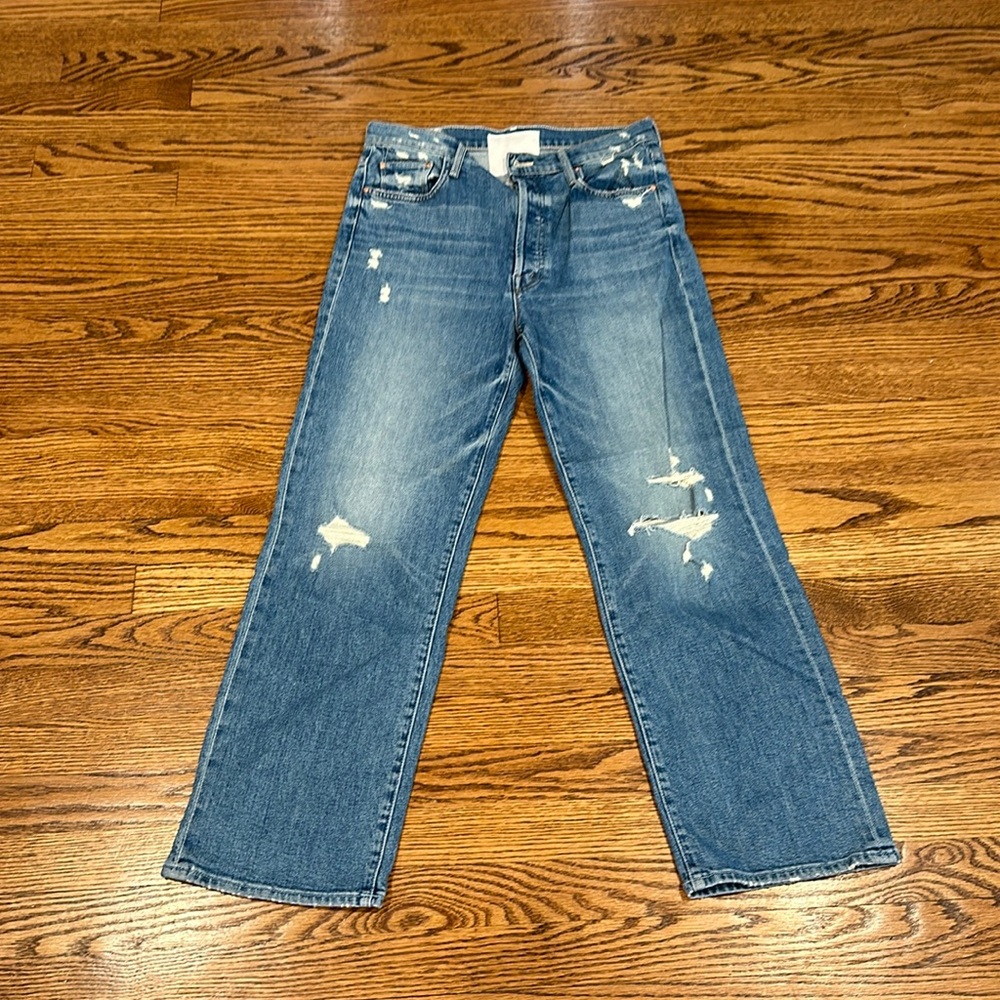 MOTHER superior Denim The Rambler Ankle Size 31 Holy Melancholy